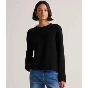 Quince Mongolian Cashmere Pullover Lightweight Sweater Size XS Stretch Soft